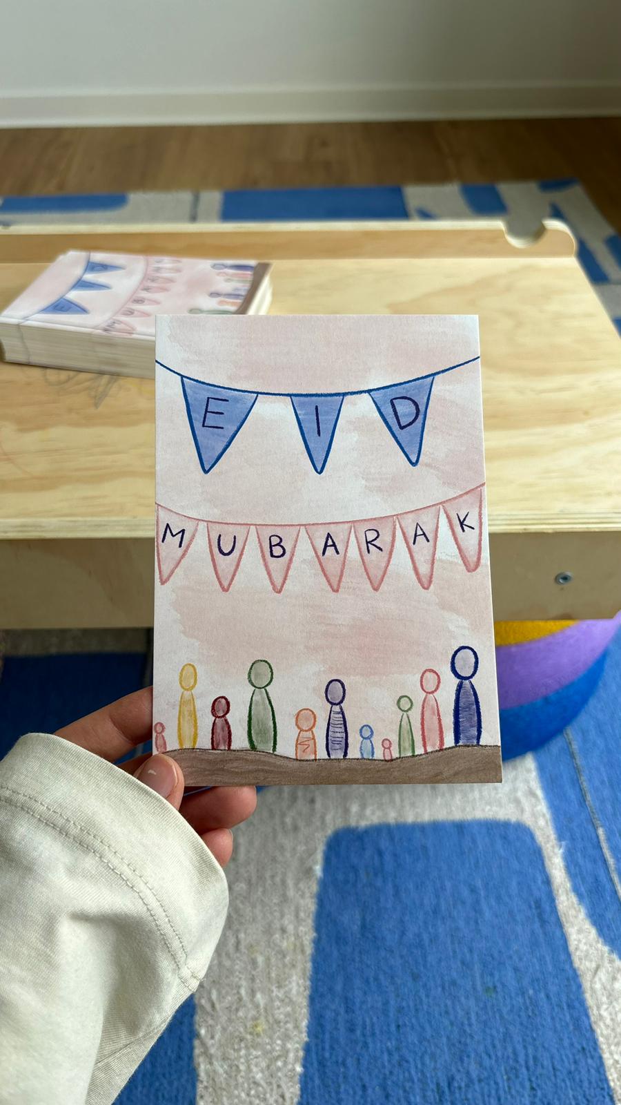 Postkarte "Eid Mubarak Nins"